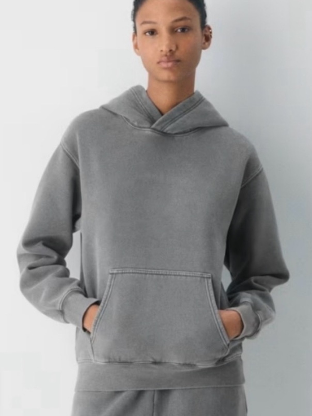 TNA Artizia cozy boyfriend hoodie size 2